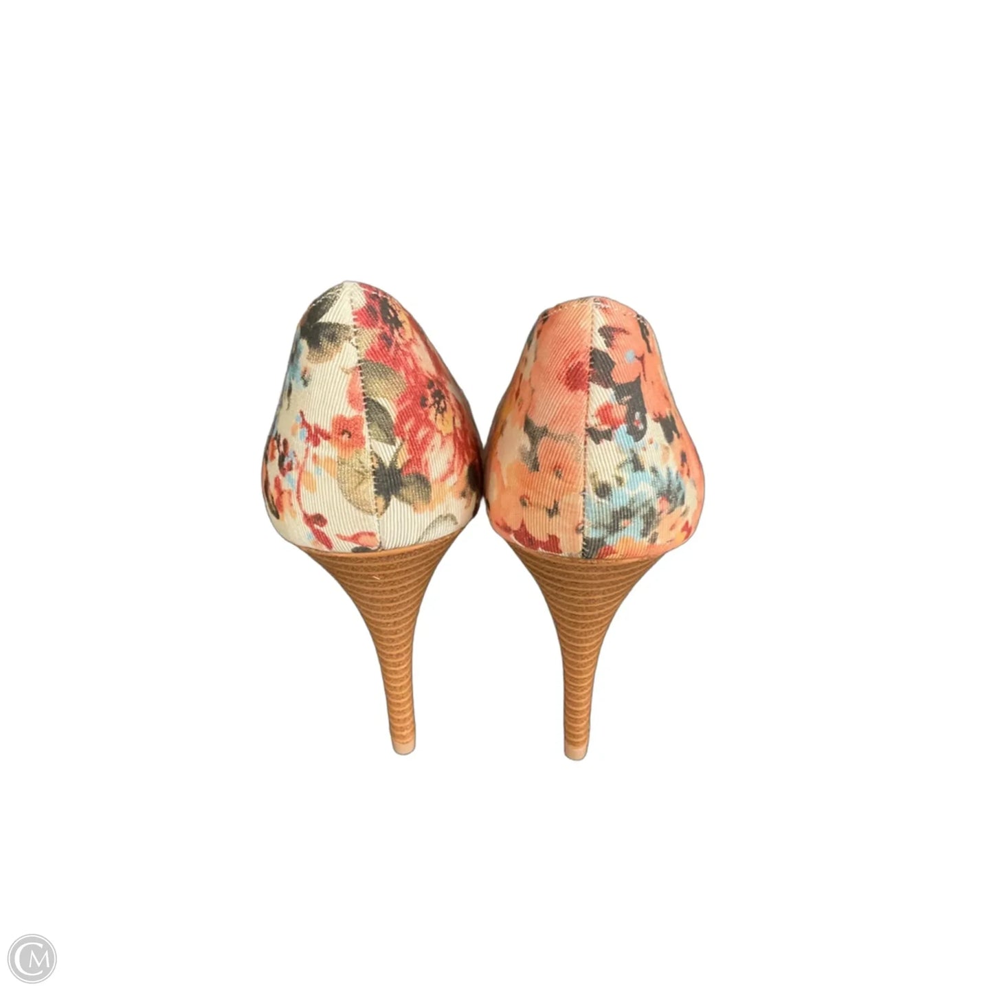 Shoes Heels Stiletto By Christian Siriano In Floral Print, Size: 7.5