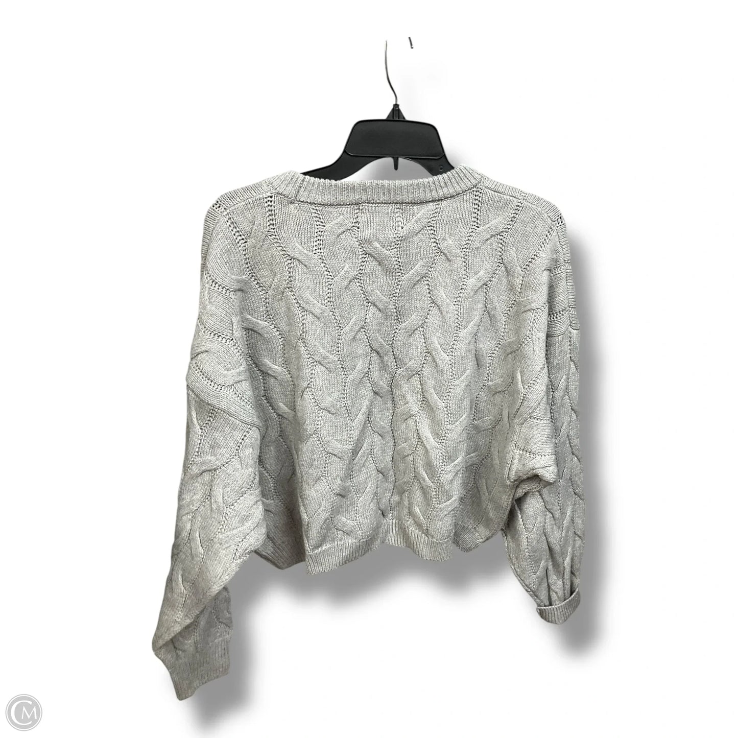 Top Long Sleeve By Pink Rose In Grey, Size: Xl
