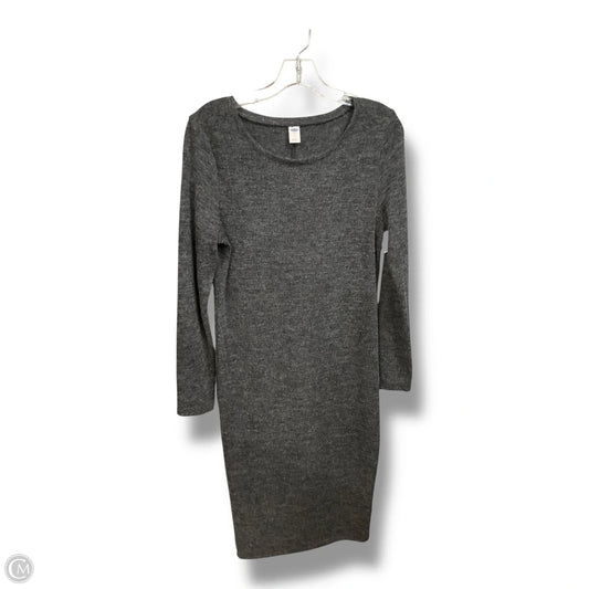 Dress Casual Maxi By Old Navy In Grey, Size: M