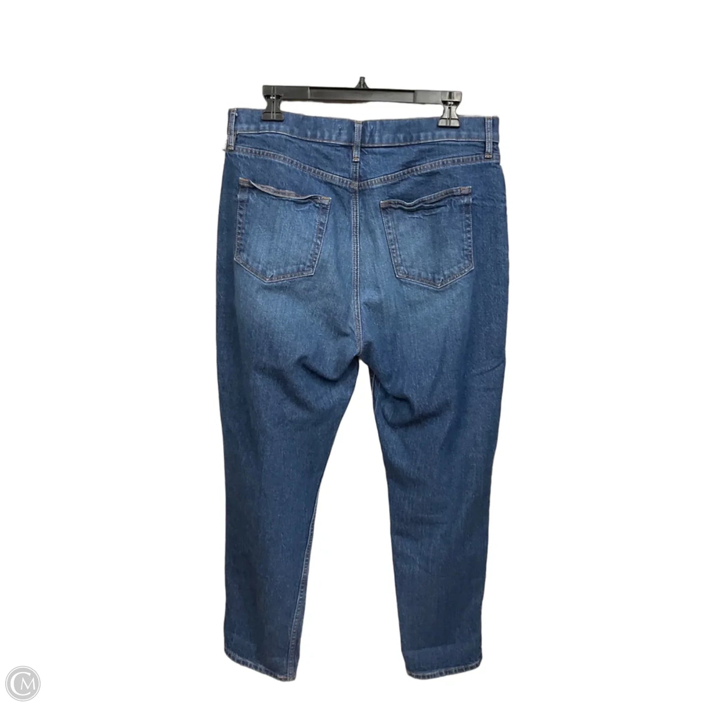 Jeans Straight By Loft In Blue Denim, Size: 10