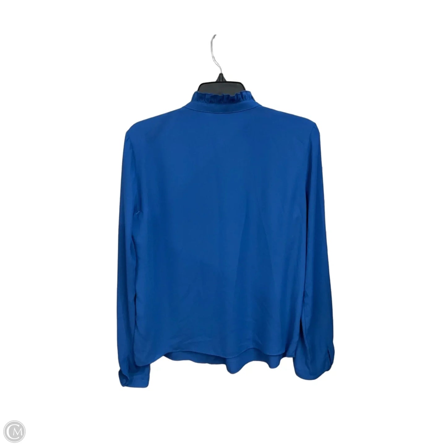 Top 3/4 Sleeve Basic By Express In Blue, Size: Xs