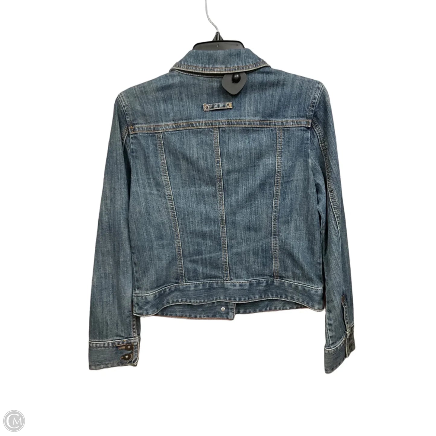 Jacket Denim By Loft In Blue Denim, Size: Sp