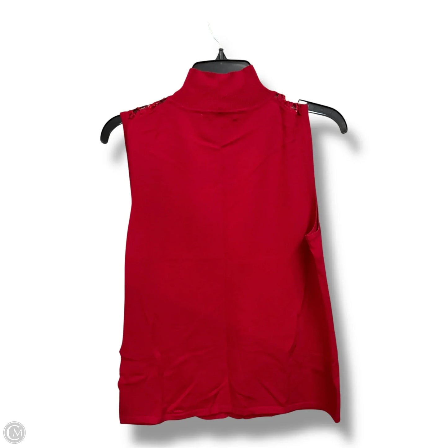 Top Sleeveless By Cable And Gauge In Red, Size: L