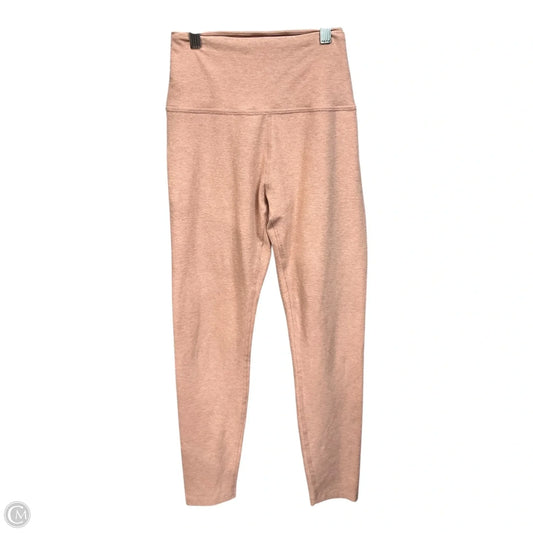 Athletic Leggings By Beyond Yoga In Pink, Size: M