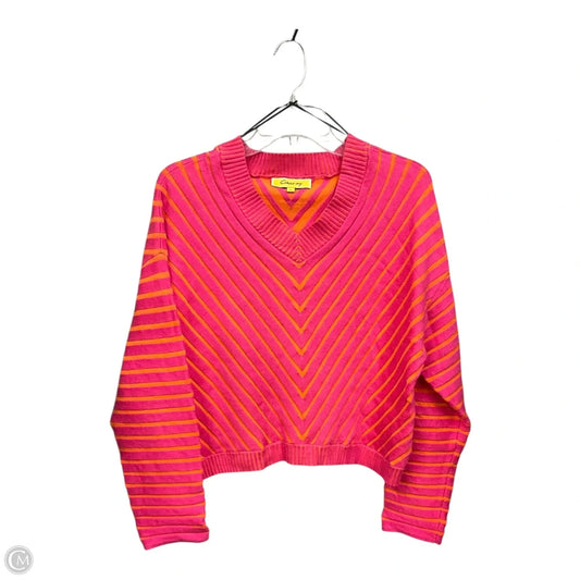 Top Long Sleeve By Cmc In Pink, Size: S