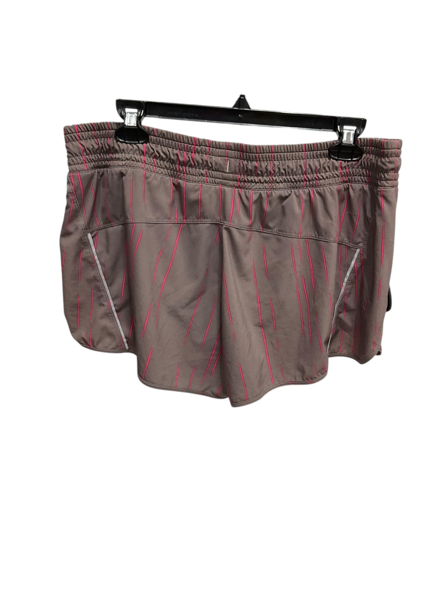 Athletic Shorts By Lole In Grey & Pink, Size: L