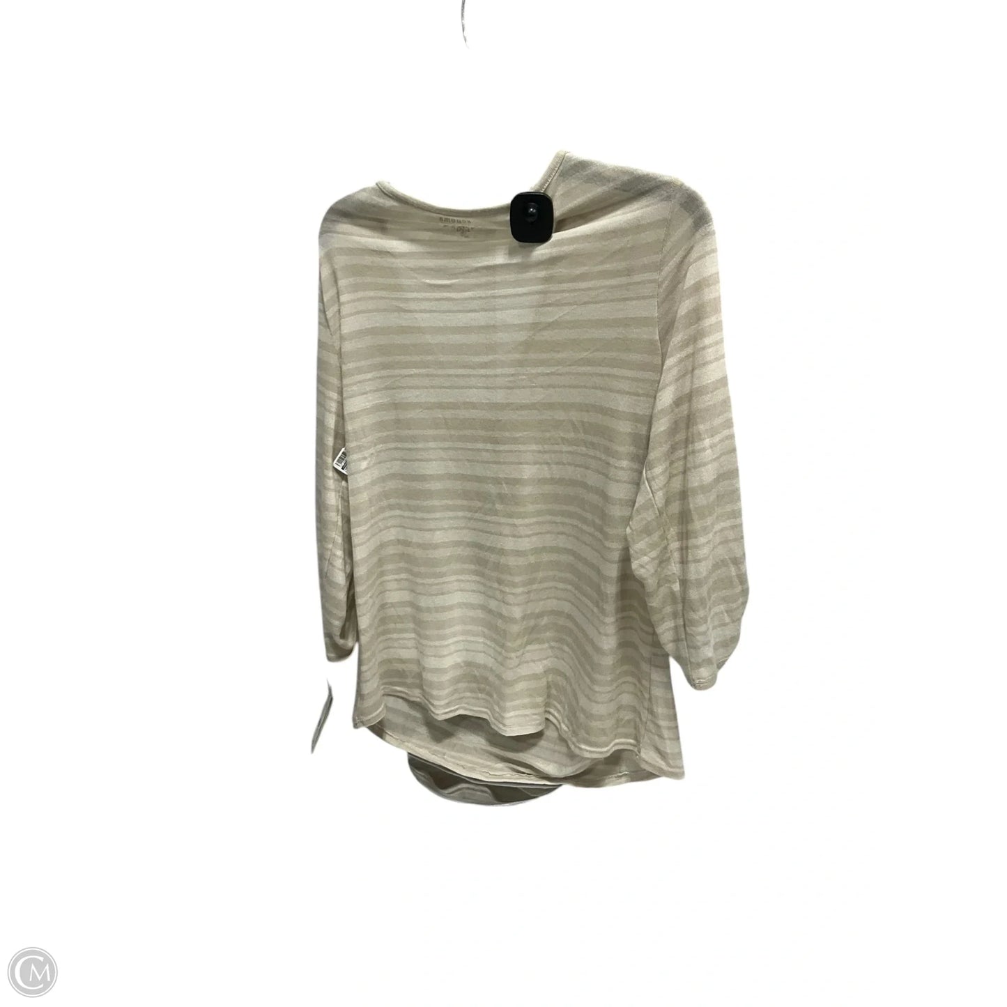 Top Short Sleeve By Sonoma In Beige, Size: Xl