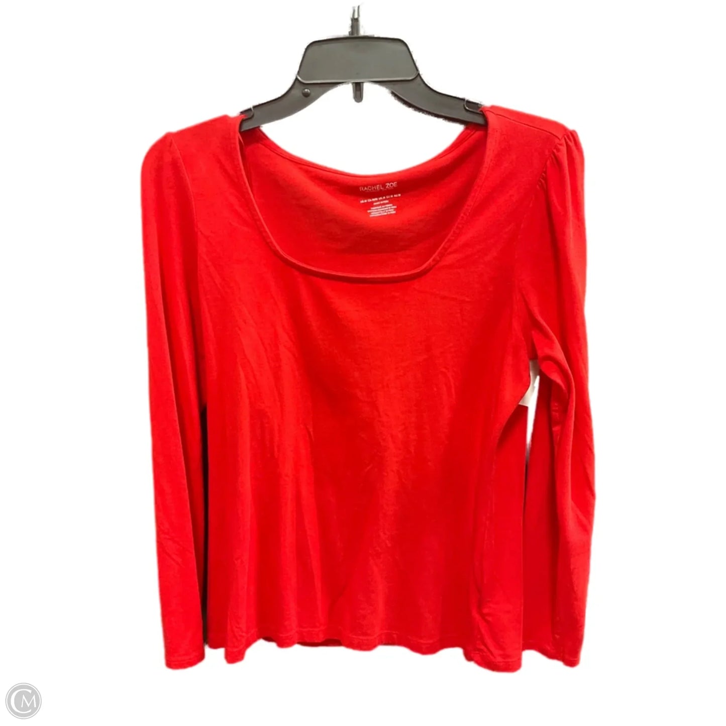 Top Long Sleeve Basic By Rachel Zoe In Red, Size: M