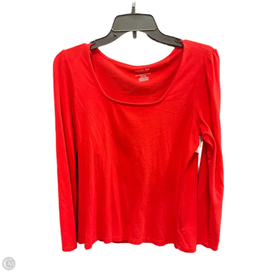 Top Long Sleeve Basic By Rachel Zoe In Red, Size: M