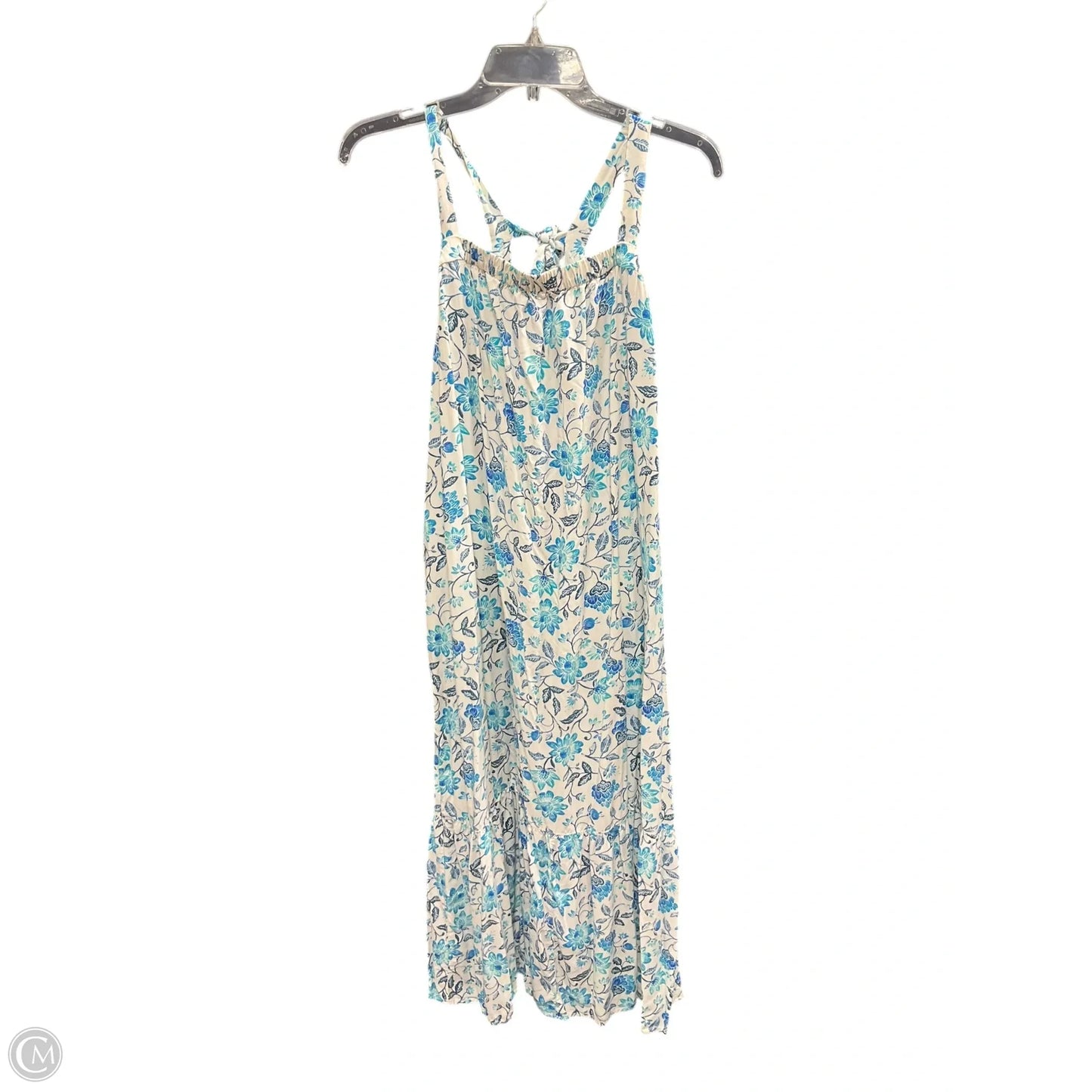 Dress Casual Maxi By Old Navy In Blue & White, Size: Xl