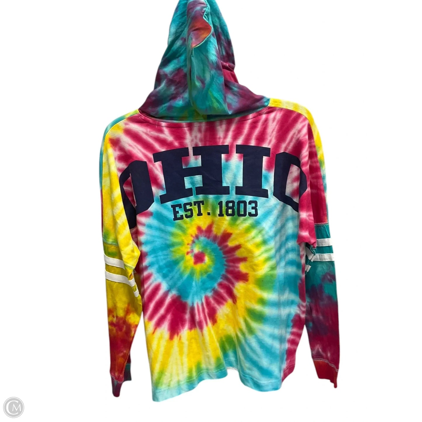 Top Long Sleeve Basic By Clothes Mentor In Tie Dye Print, Size: S