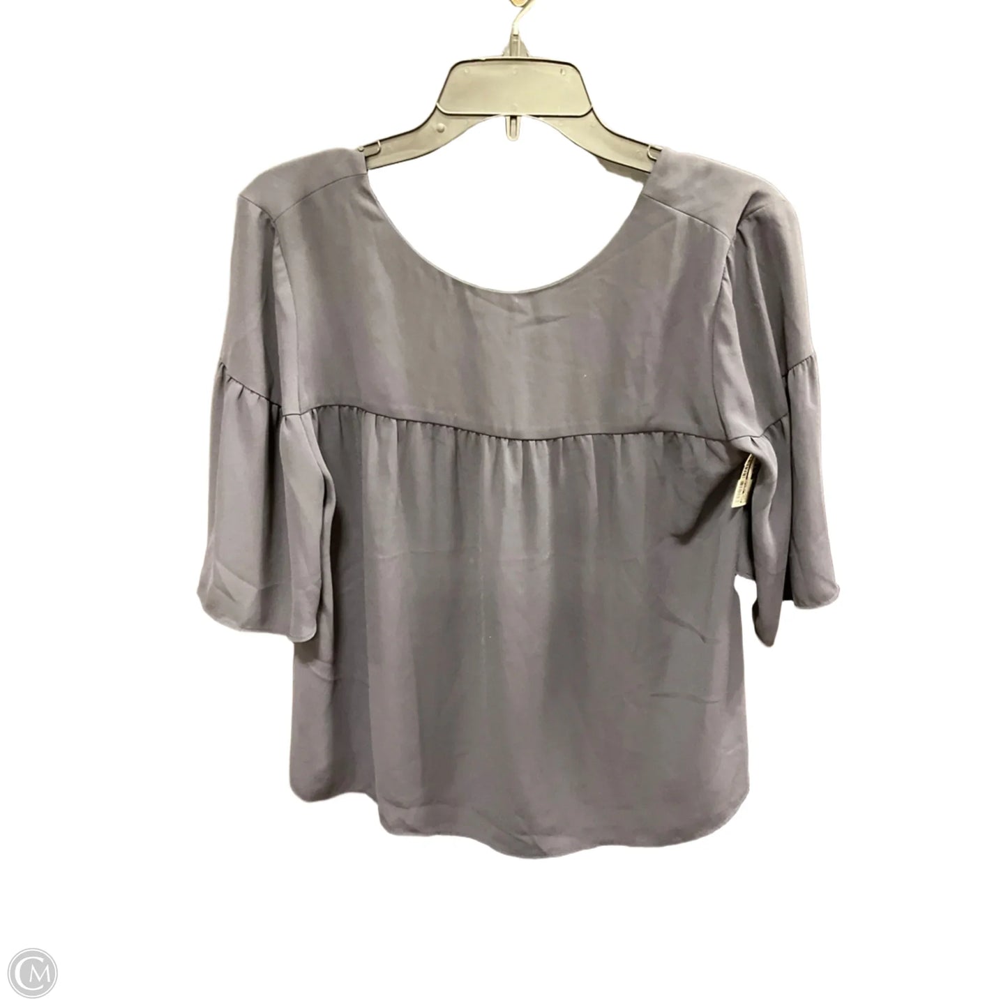 Top Short Sleeve Basic By Ann Taylor In Navy, Size: S