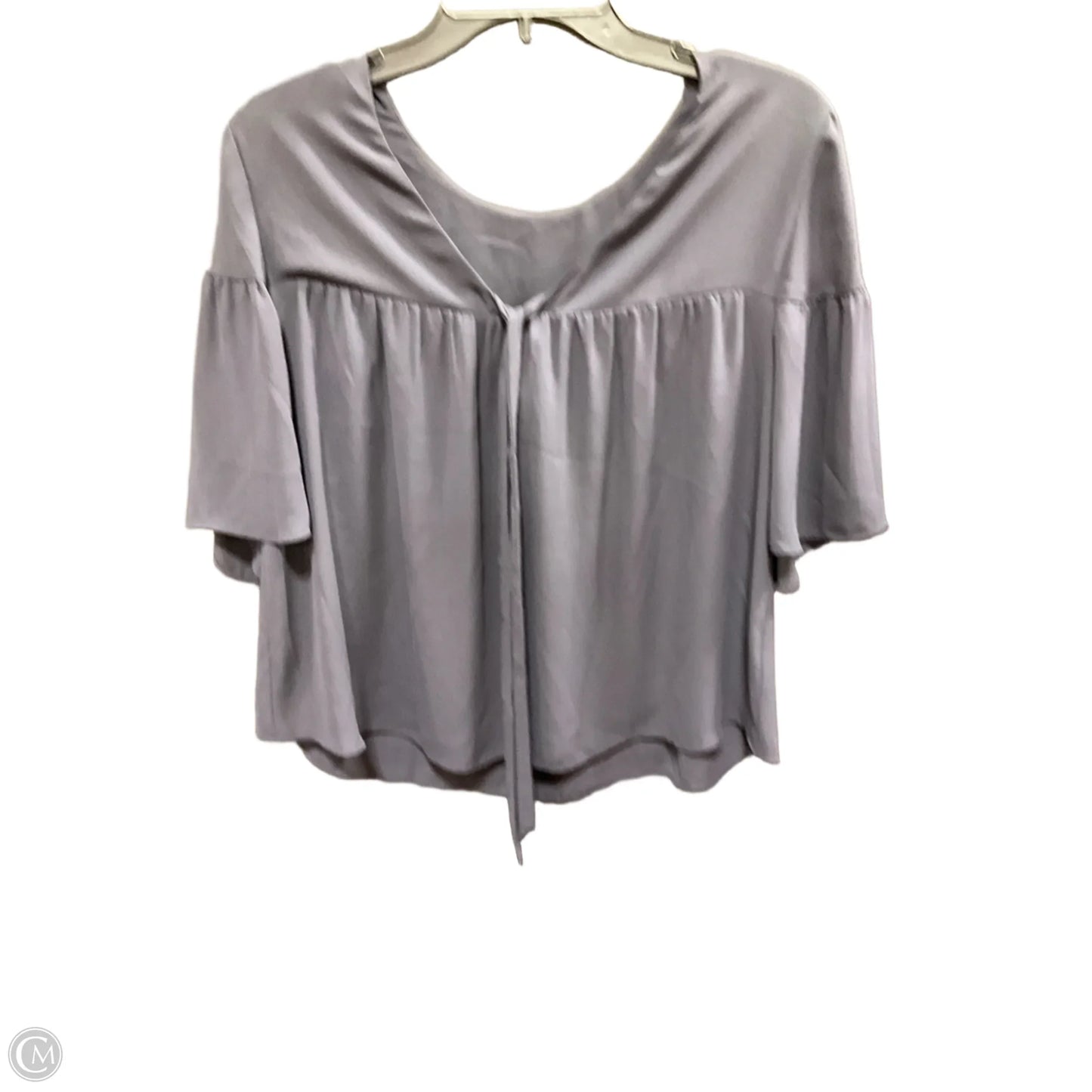 Top Short Sleeve Basic By Ann Taylor In Navy, Size: S