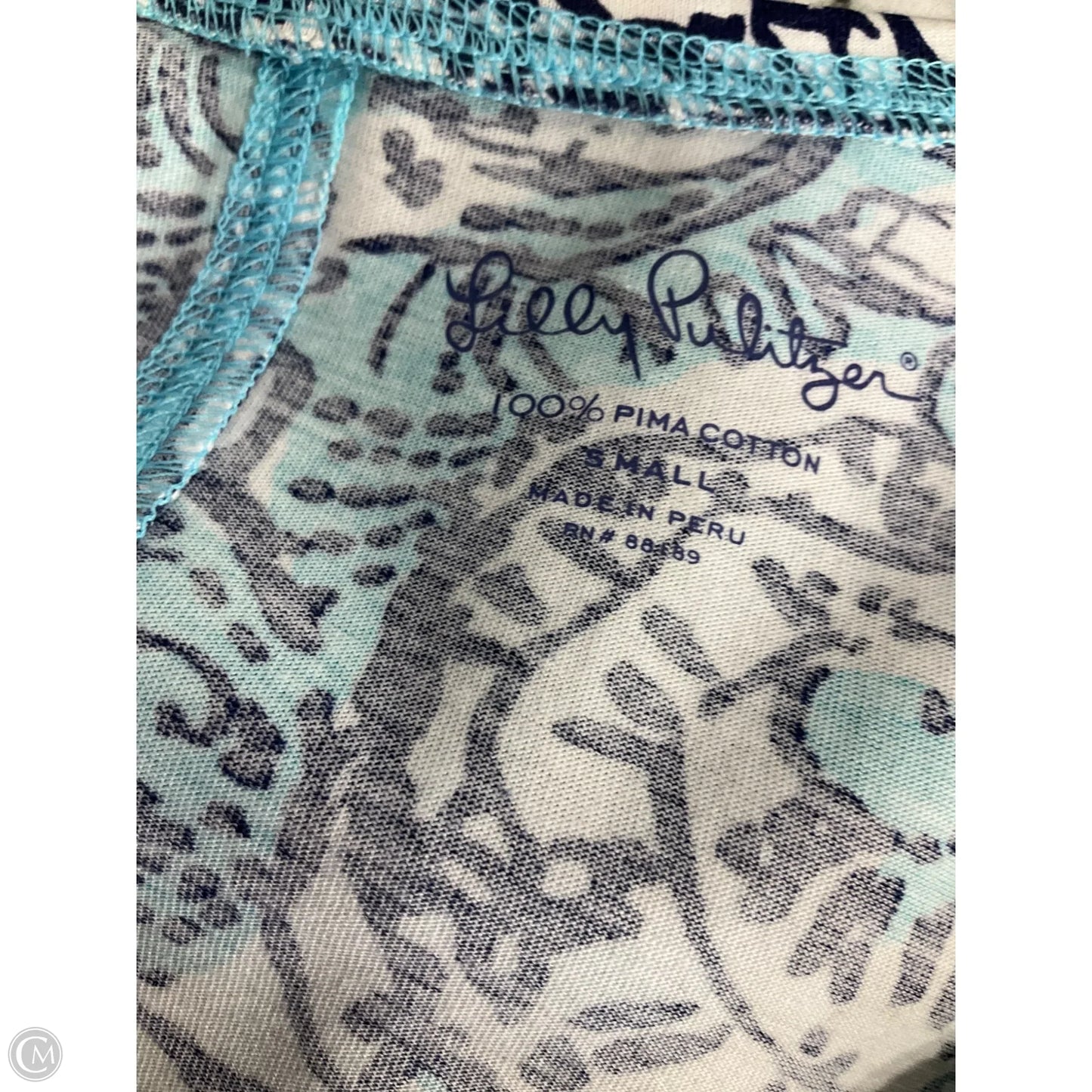 Dress Designer By Lilly Pulitzer In Blue & White, Size: S