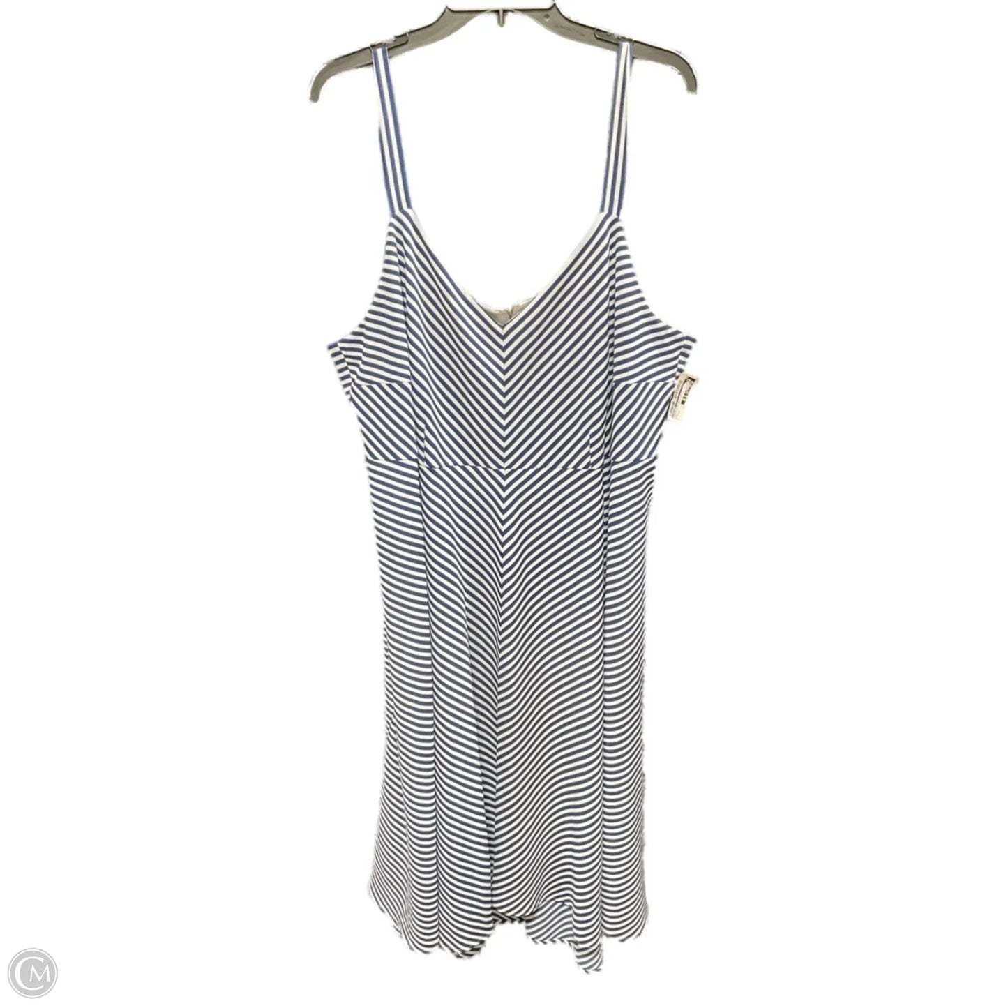 Dress Casual Midi By Taylor In Striped Pattern, Size: 24