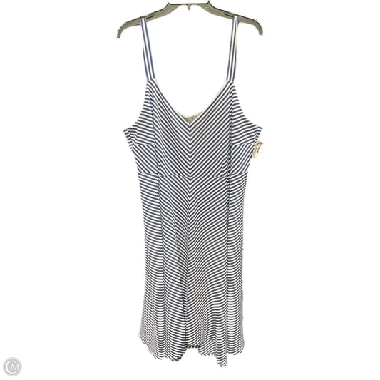 Dress Casual Midi By Taylor In Striped Pattern, Size: 24