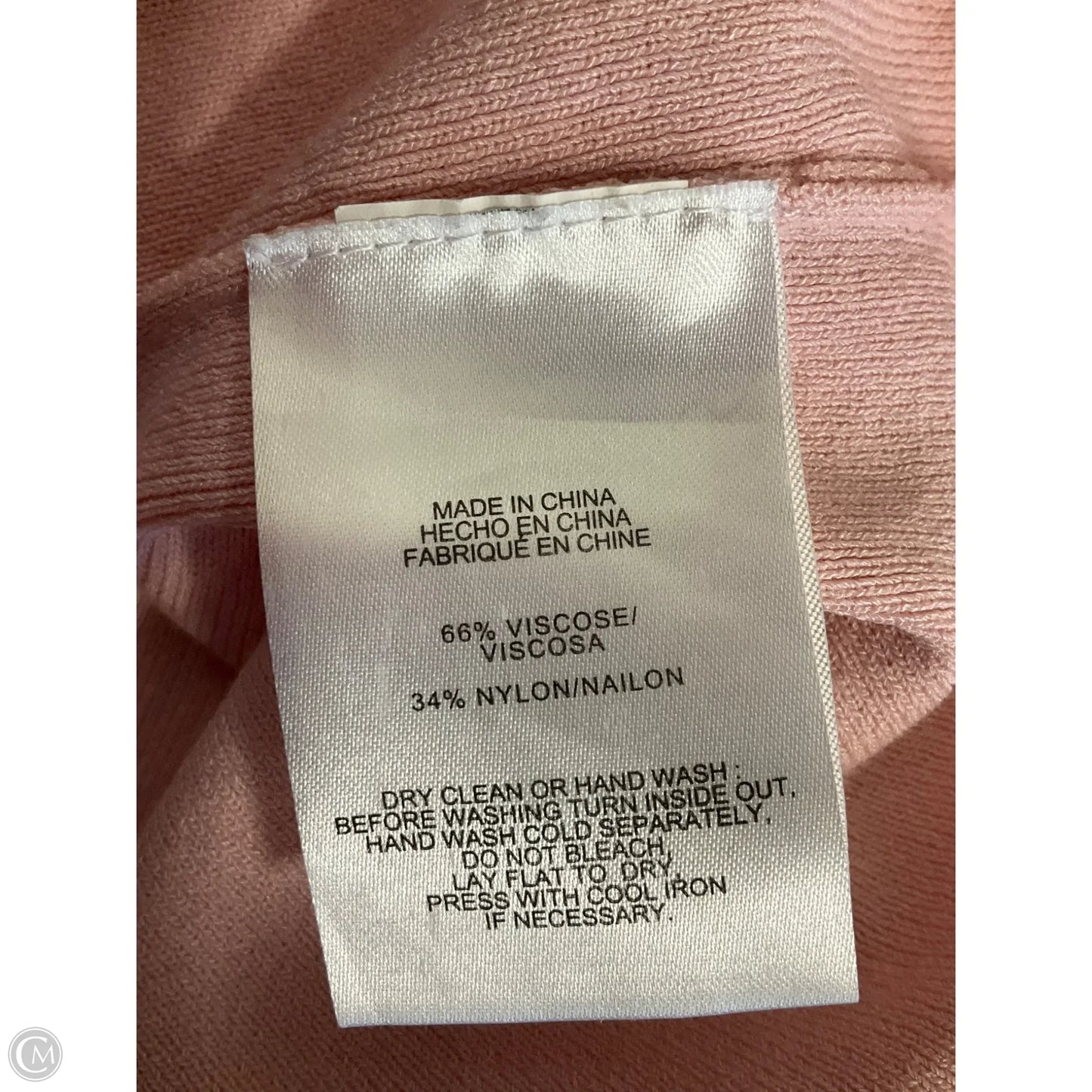 Top Short Sleeve Basic By Jones New York In Pink, Size: S