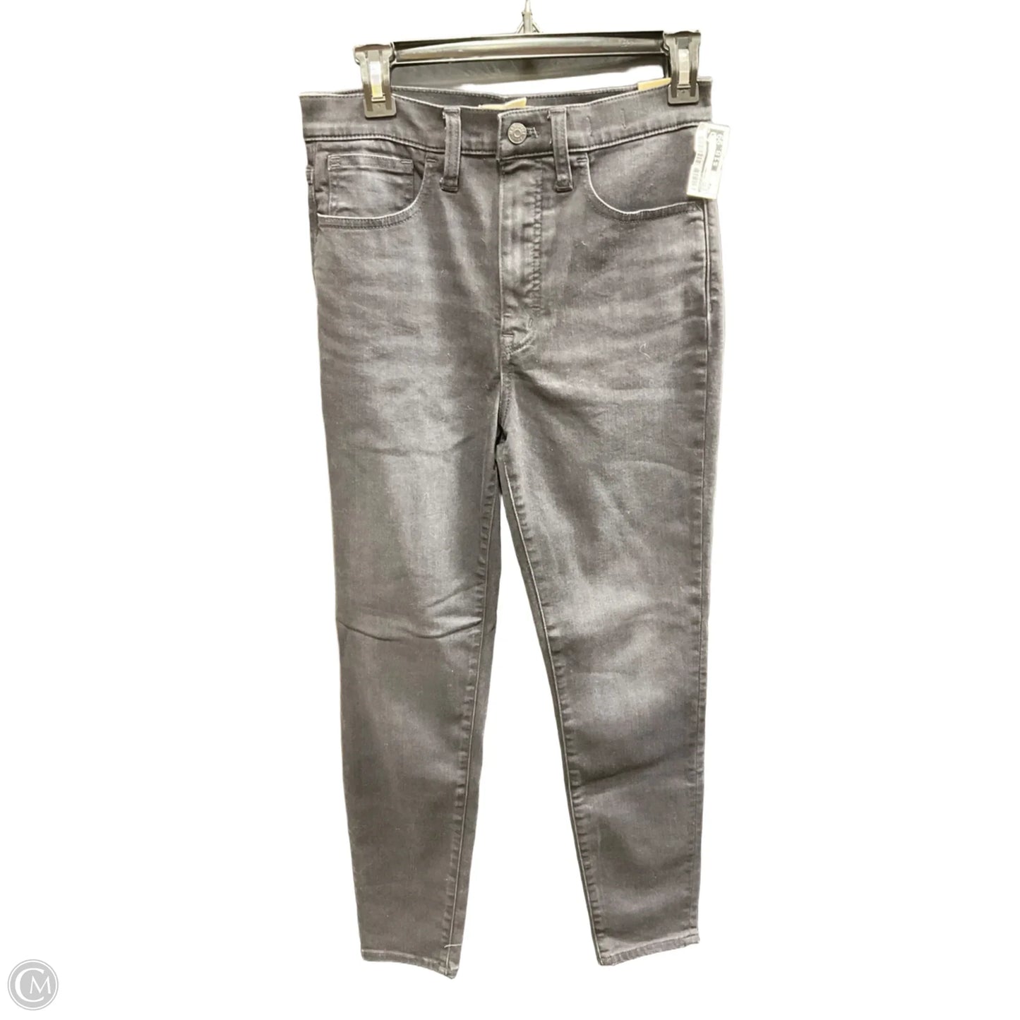 Jeans Skinny By Madewell In Black, Size: 4