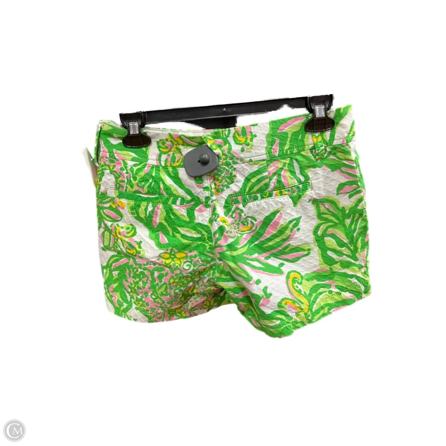 Shorts Designer By Lilly Pulitzer In Green & Pink, Size: 0