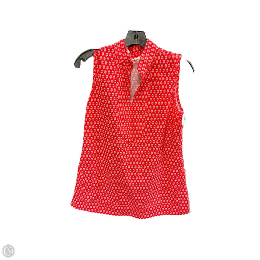 Top Sleeveless Basic By Jude Connally In Blue Red & White, Size: S
