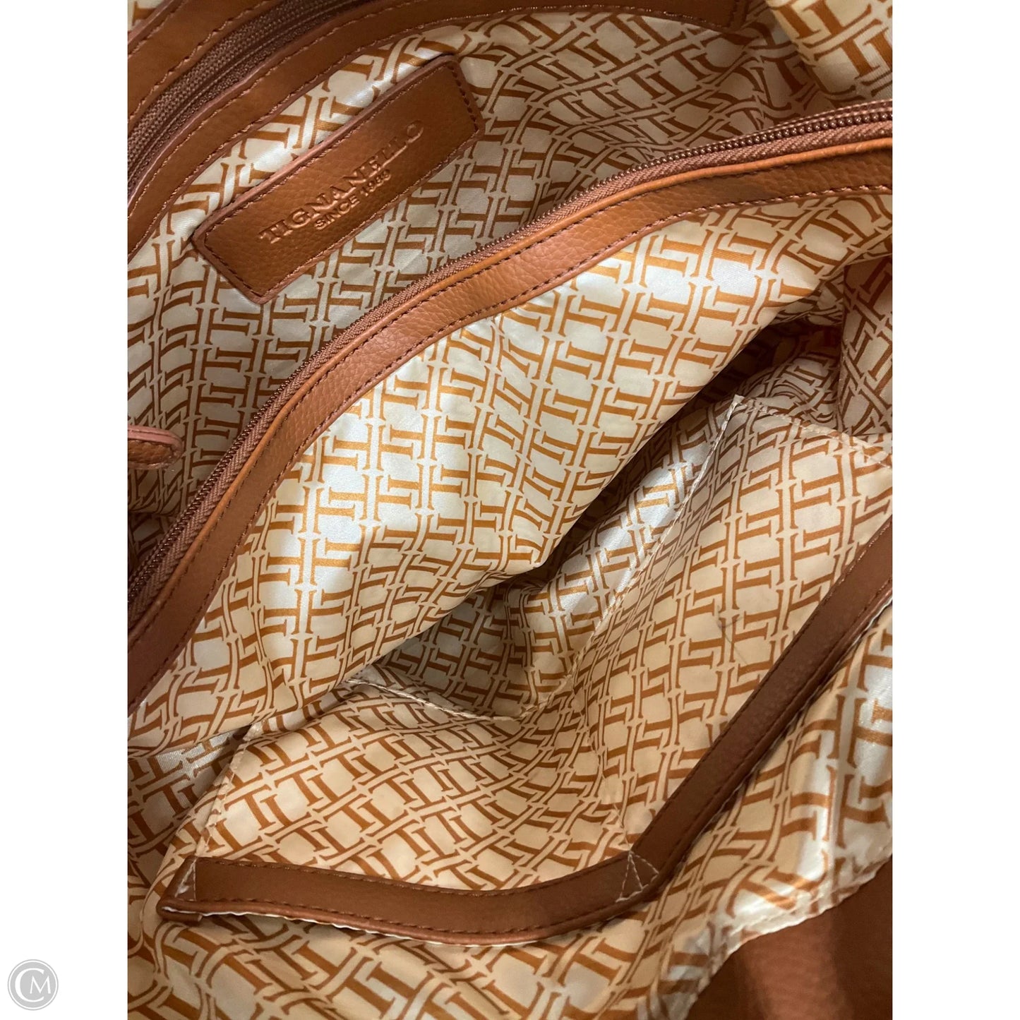 Handbag Leather By Tignanello  Purses, Size: Large