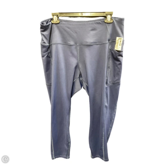 Athletic Leggings By Apana In Navy, Size: Xxl