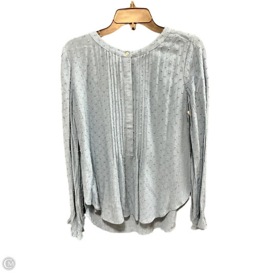 Top Long Sleeve By Loft In Blue, Size: S