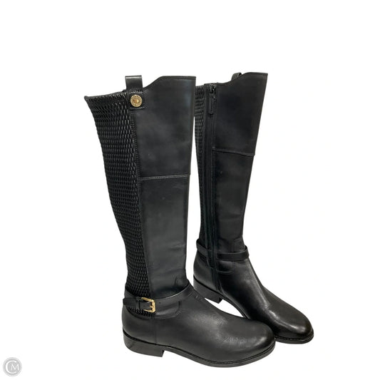 Boots Knee Heels By Cole-haan In Black, Size: 8