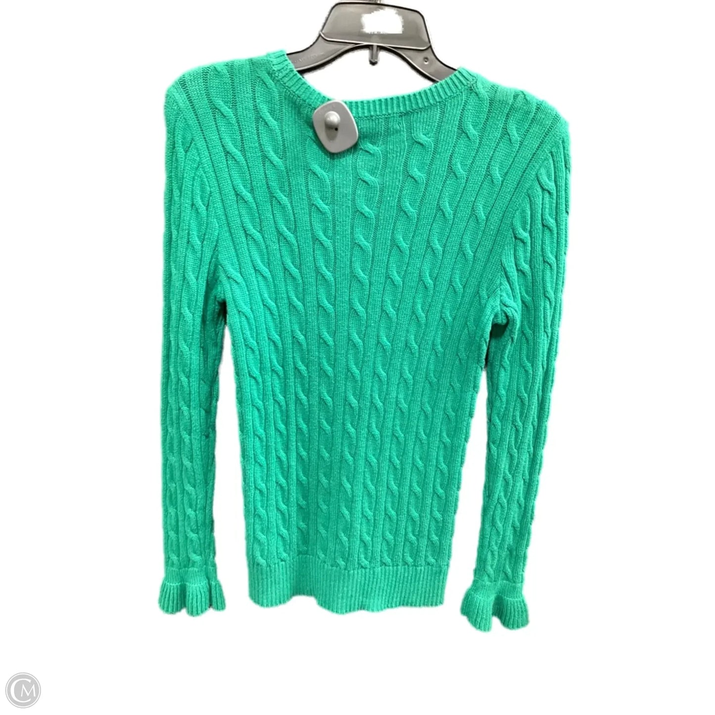 Sweater By Lauren By Ralph Lauren In Green, Size: M