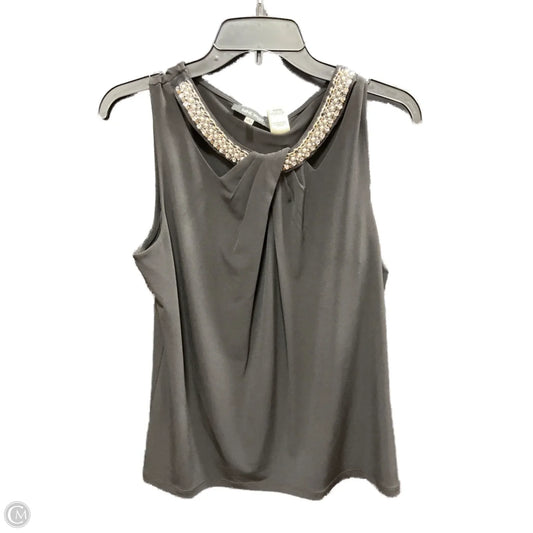 Top Sleeveless By Nine West In Black, Size: M