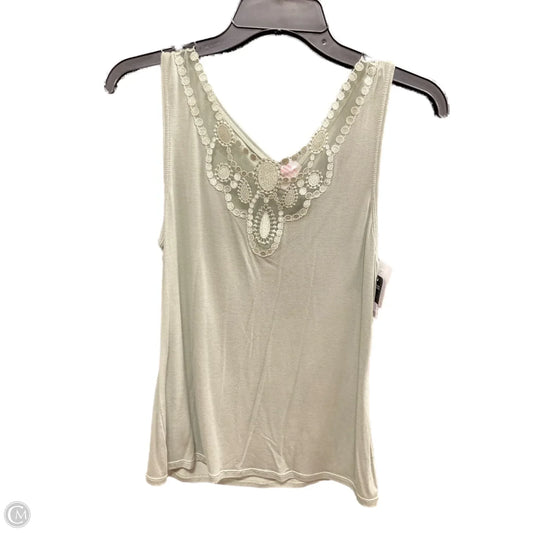Top Sleeveless Basic By Clothes Mentor In Green, Size: M