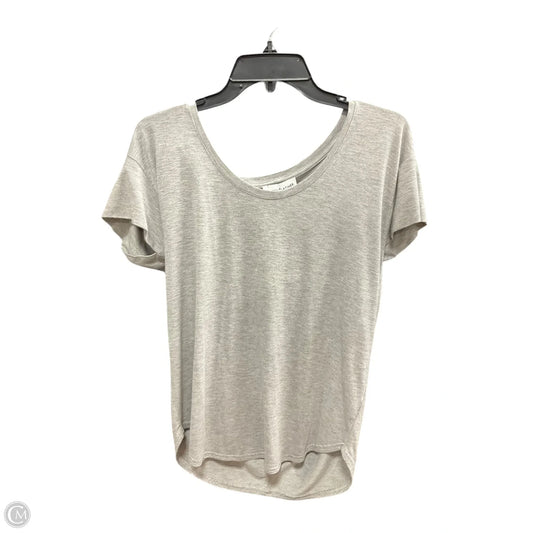 Top Short Sleeve Basic By Gibson And Latimer In Grey, Size: S