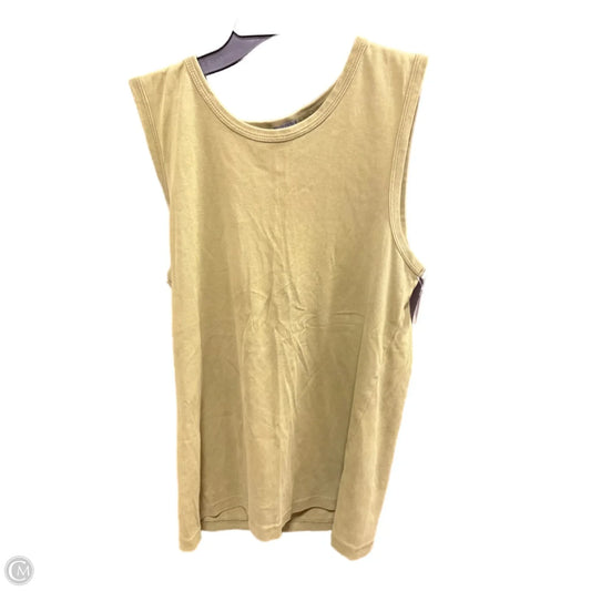 Top Sleeveless Basic By J. Crew In Green, Size: M