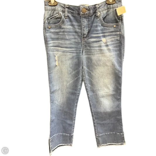 Jeans Straight By Democracy In Blue Denim, Size: 2