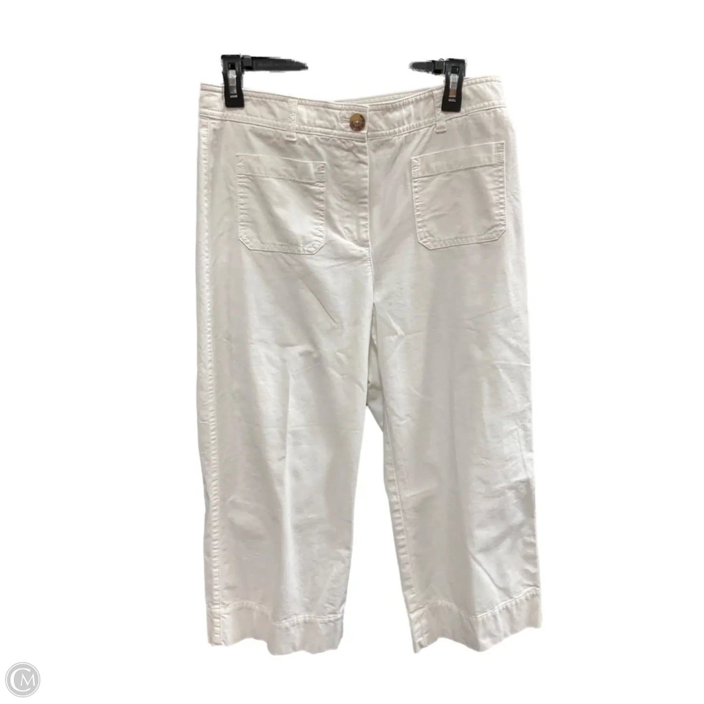 Pants Wide Leg By Talbots In White, Size: 8