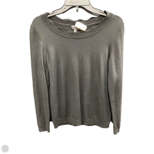 Top Long Sleeve Basic By Talbots In Black, Size: Mp