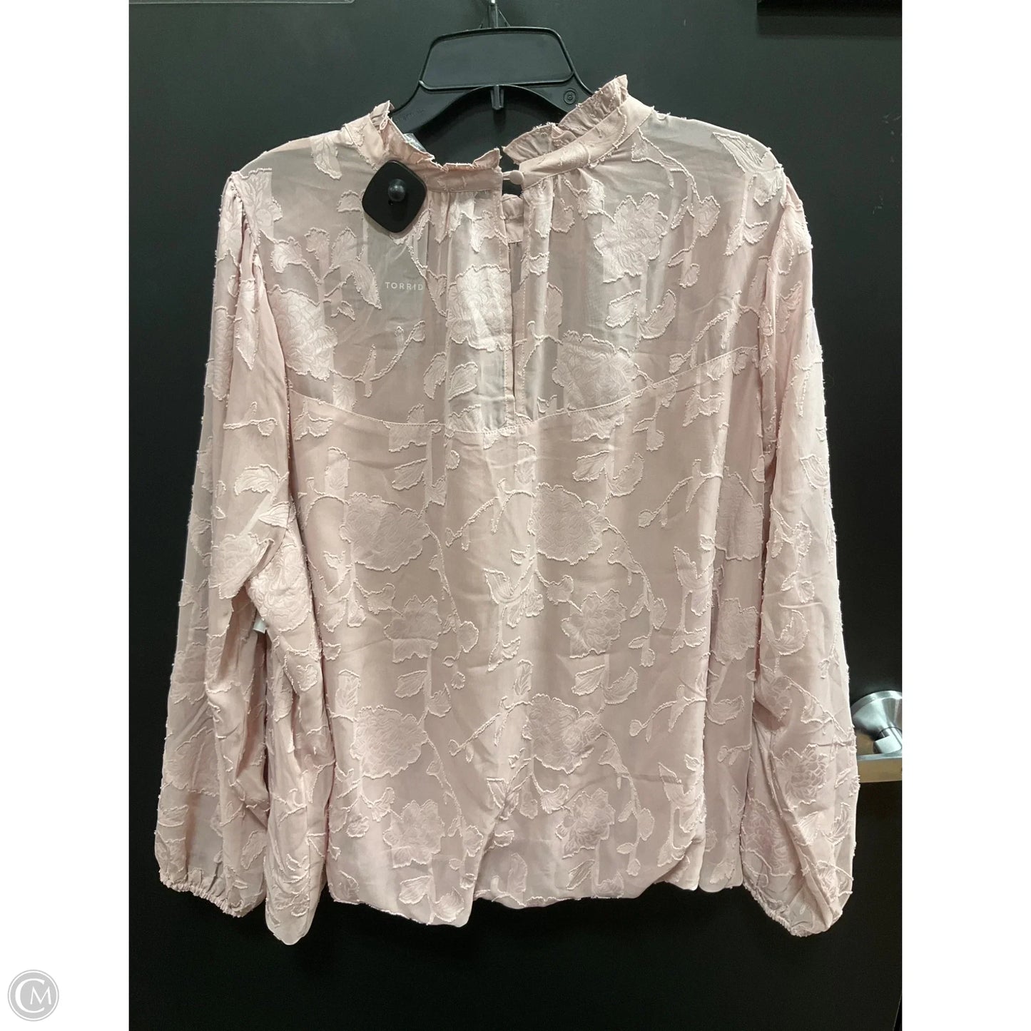Top Long Sleeve By Torrid In Pink, Size: 2x