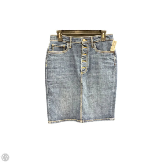 Skirt Mini & Short By Banana Republic In Blue Denim, Size: 8