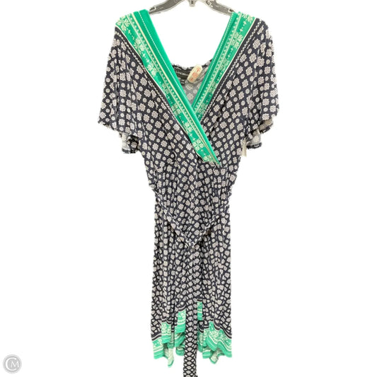 Dress Casual Maxi By Lane Bryant In Blue & Green, Size: 18