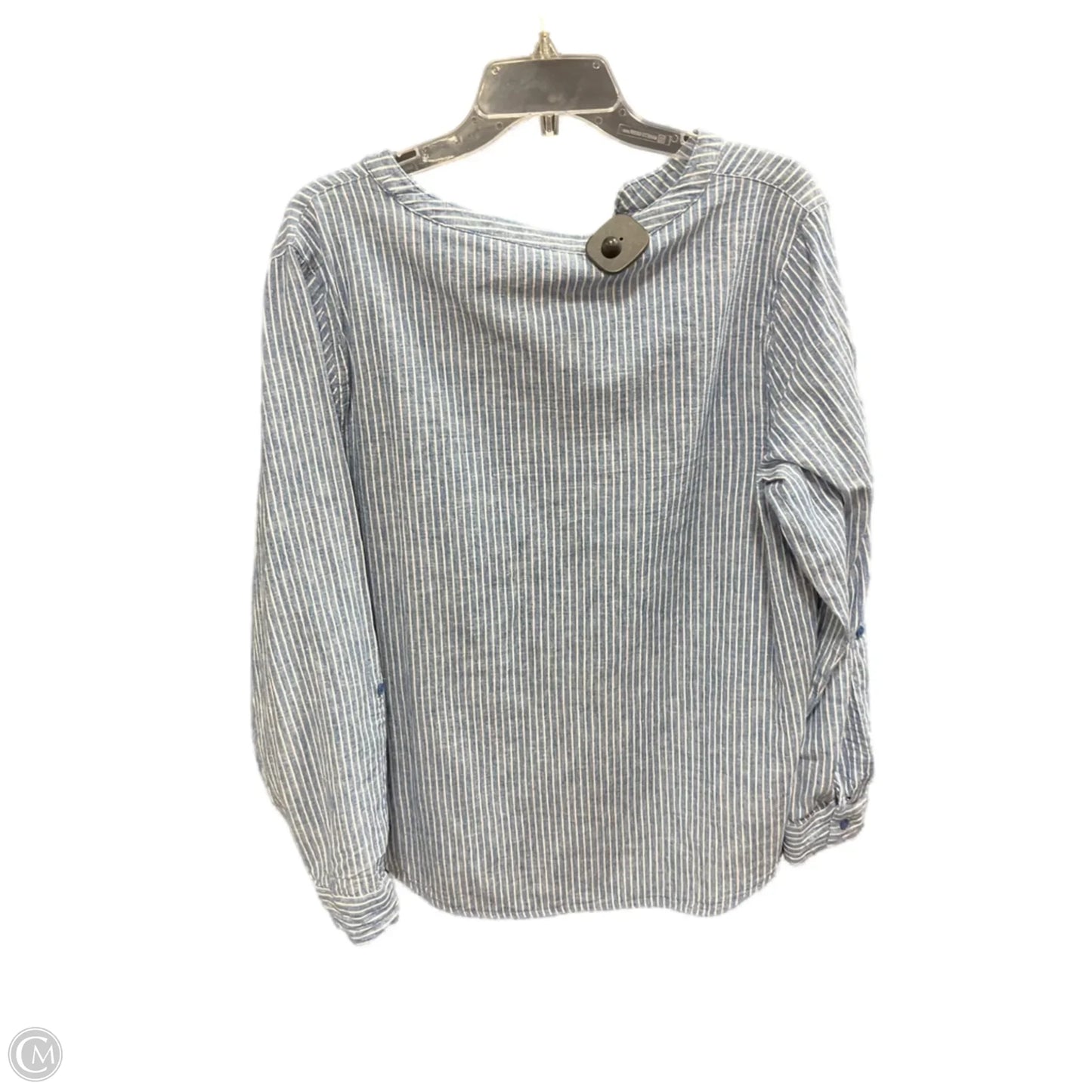 Top Long Sleeve By St Johns Bay In Striped Pattern, Size: Xl