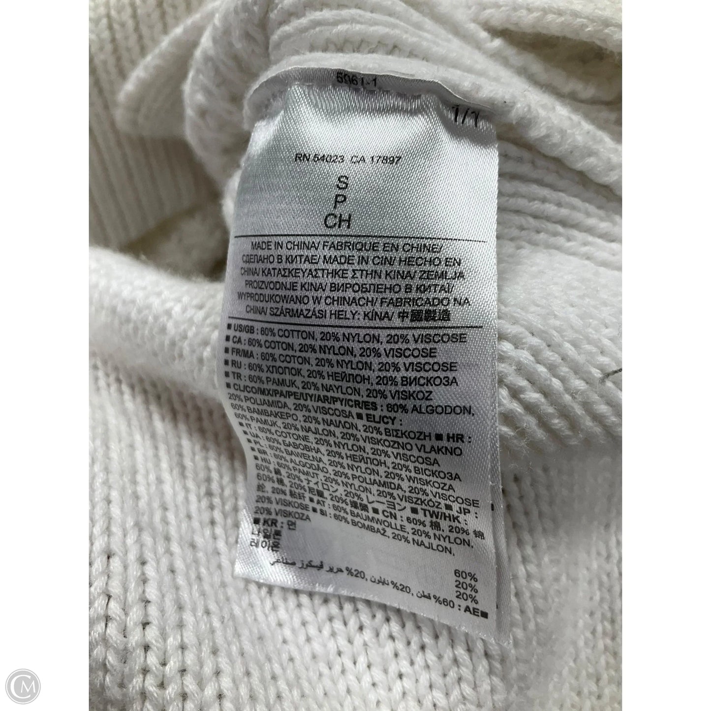 Top Sleeveless Basic By Banana Republic In White, Size: S