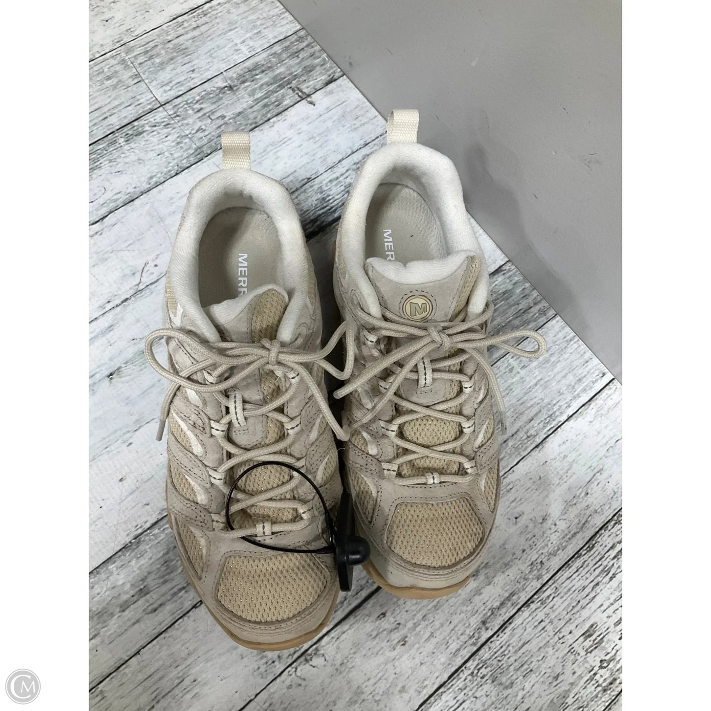 Shoes Athletic By Merrell In Beige, Size: 9.5
