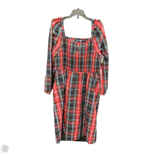Dress Casual Short By Draper James In Black & Red, Size: Xl