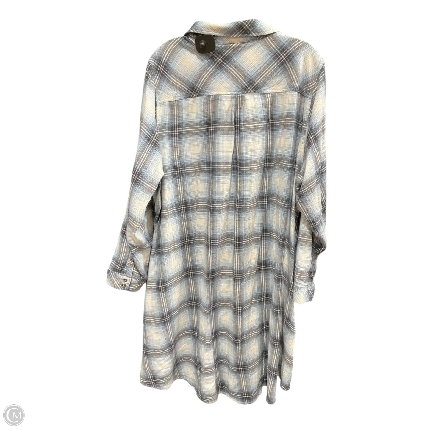 Dress Casual Midi By Torrid In Plaid Pattern, Size: 1x