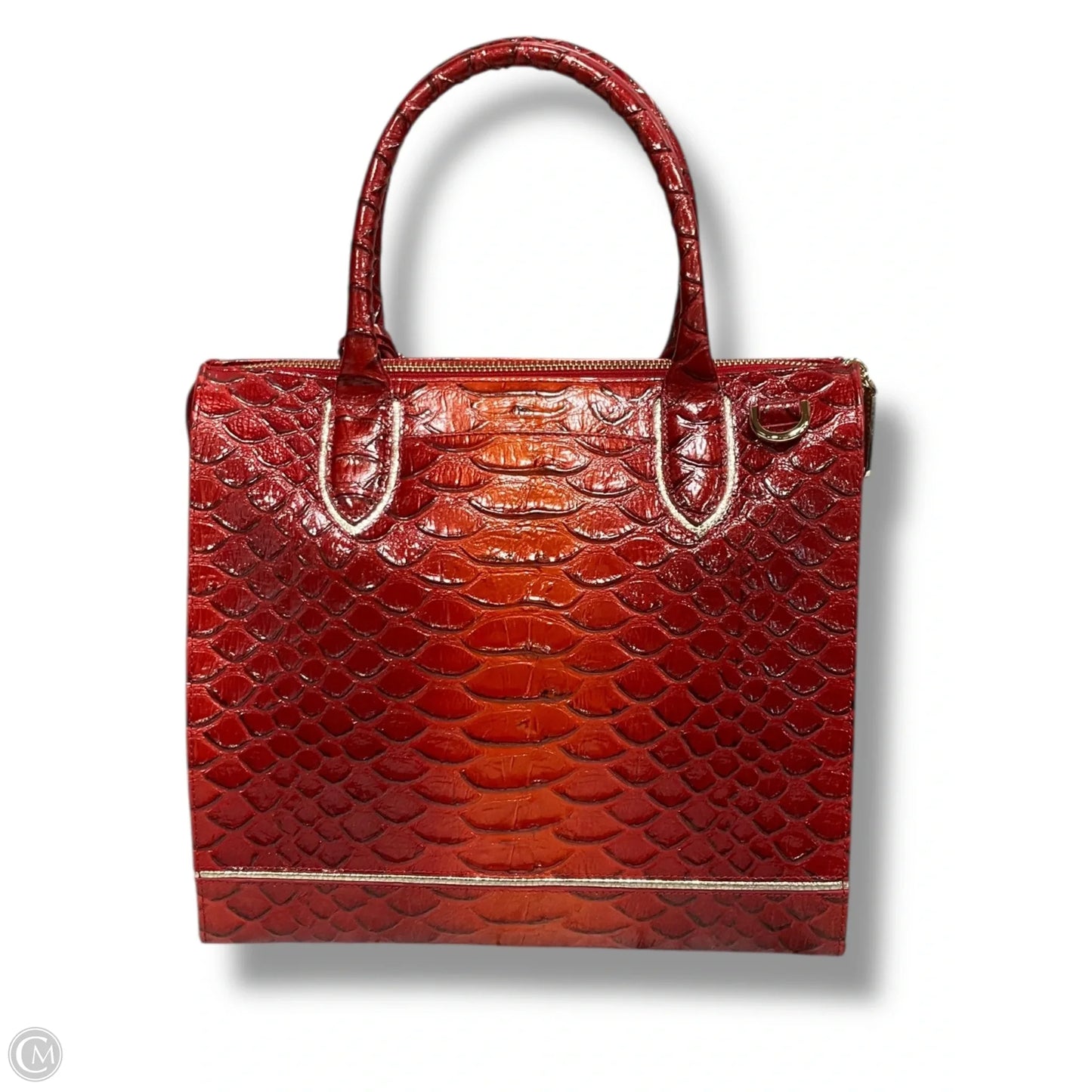 Handbag Designer By Brahmin, Size: Large