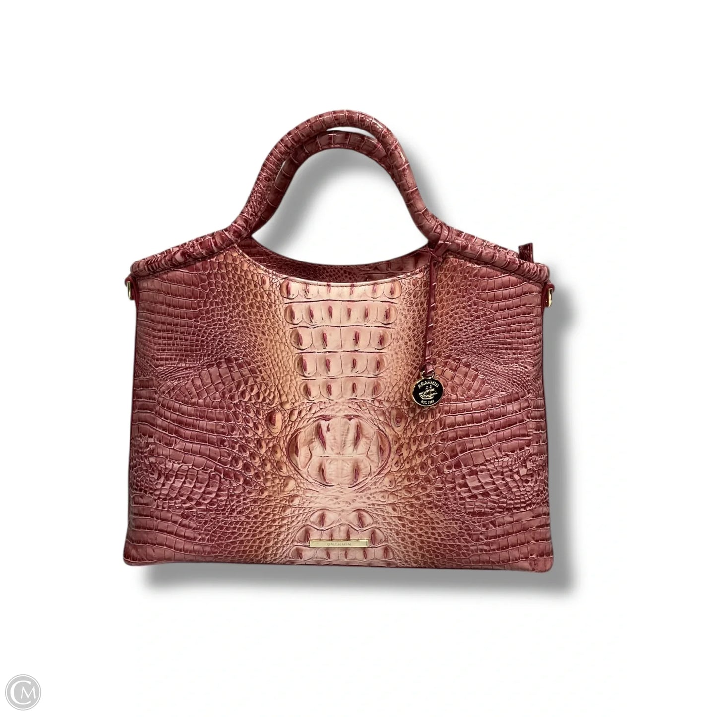 Handbag Designer By Brahmin, Size: Large