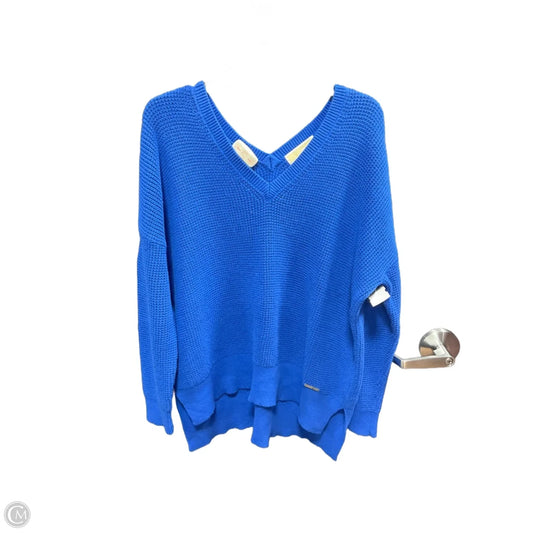 Sweater By Michael By Michael Kors In Blue, Size: L