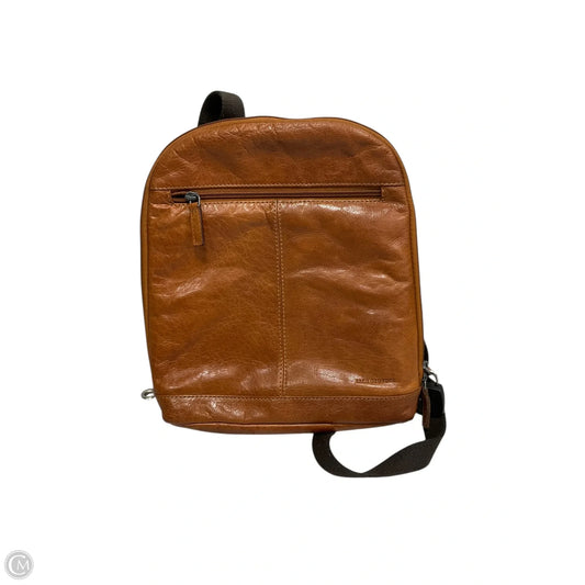Backpack Leather By Clothes Mentor, Size: Medium