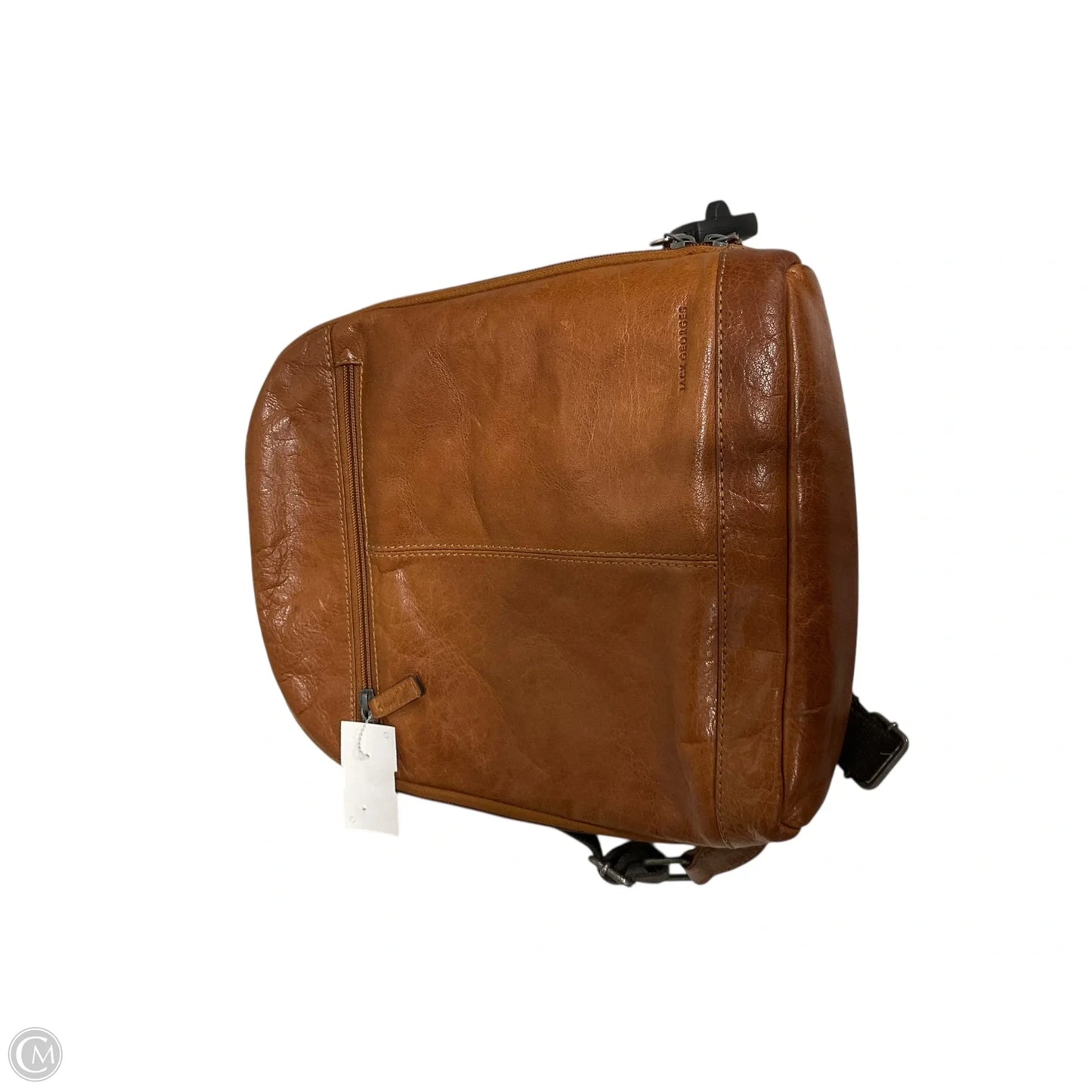 Backpack Leather By Clothes Mentor, Size: Medium