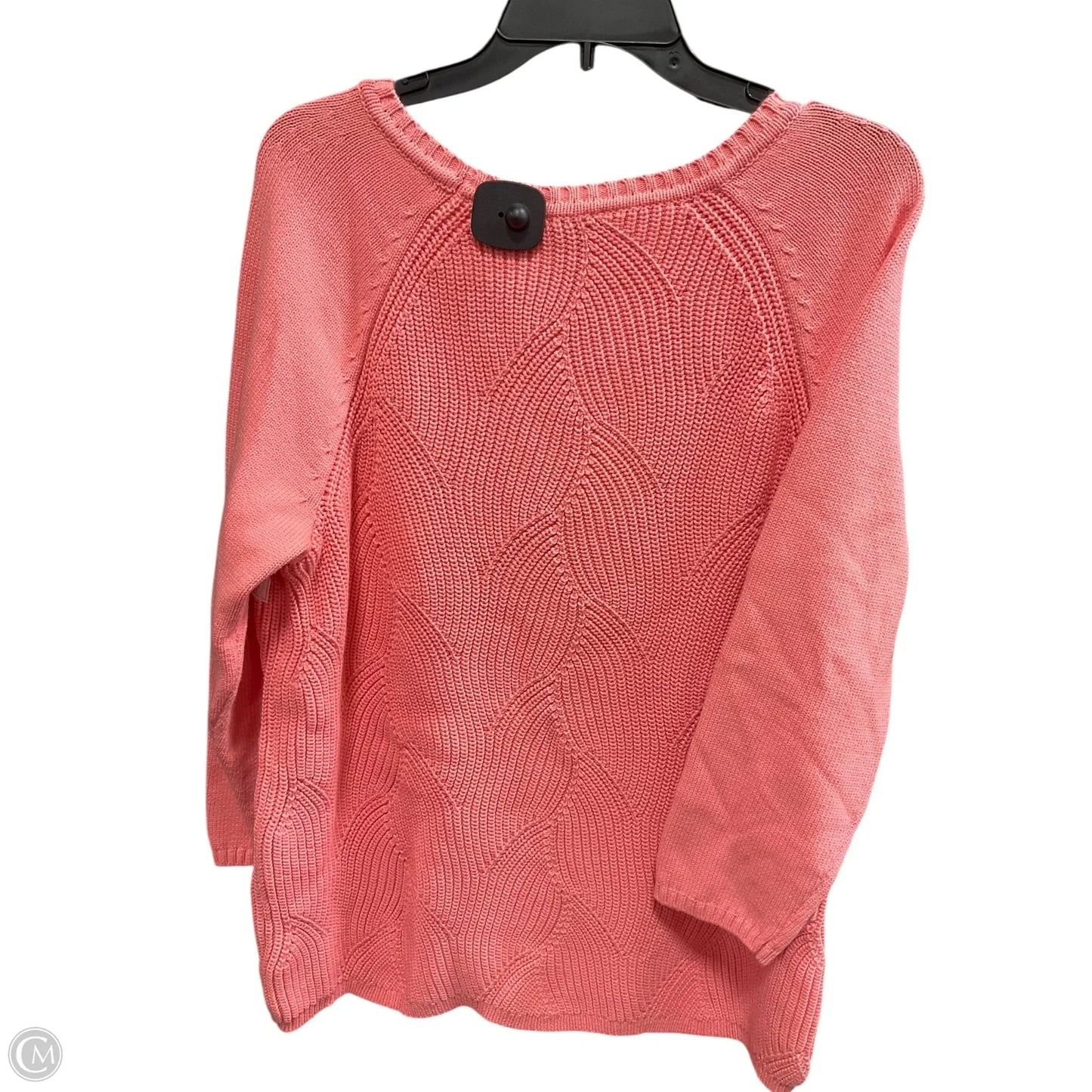 Sweater By Talbots In Orange, Size: 2x